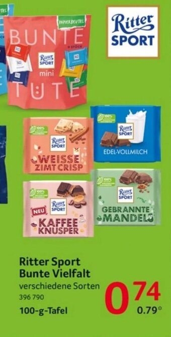 Selgros Ritter Sport Bunte Vielfalt 100g Angebot