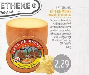 Edeka Struve Switzerland tête de moine fromage de bellelay Angebot