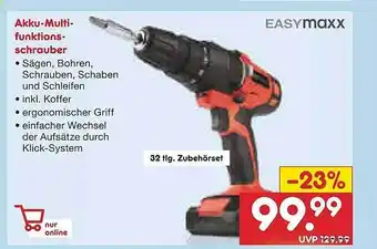 Netto Marken-Discount Easymaxx akku-multifunktionsschrauber Angebot