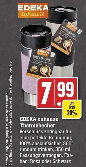 Edeka Edeka zuhause thermobecher Angebot