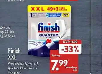 Aldi Nord Finish xxl Angebot