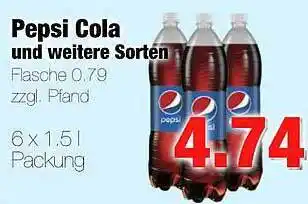 Edeka Scherer Pepsi cola und weitere sorten Angebot