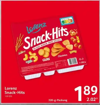 Selgros Lorenz Snack-Hits 320g Angebot