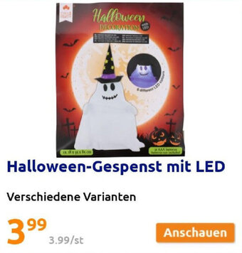 Action Halloween-Gespenst mit LED Angebot
