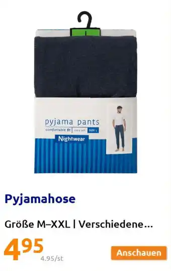 Action Pyjamahose M-XXL Angebot