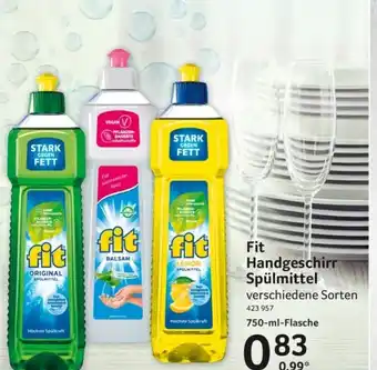 Selgros Fit Handgeschirr Spulmittel 750ml Angebot