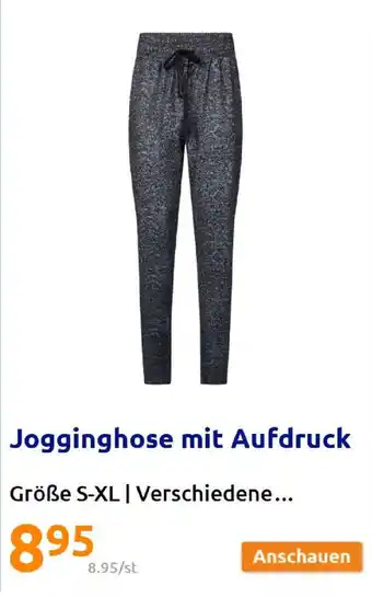 Action Jogginghose mit Aufdruck S-XL Angebot