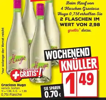 Edeka Gracioso Hugo 0,75l Flasche Angebot