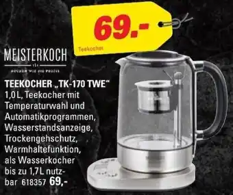 Höffner Meisterkoch Teekocher ,,TK-170 TWE" Angebot