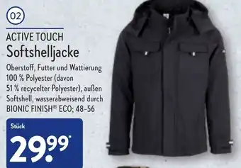 Aldi Nord Active Touch Softshelljacke Angebot