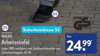 Aldi Nord Walkx Arbeitsstiefel Angebot