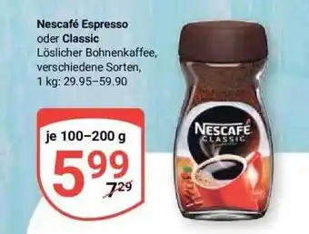 Globus Nescafé espresso oder classic Angebot