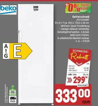 Marktkauf Beko gefrierschrank Angebot