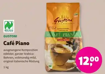 Biomarkt Gustoni Café Piano 1 kg Angebot