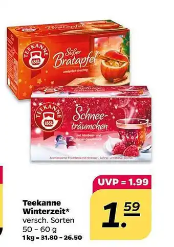 NETTO Teekanne winterzeit Angebot