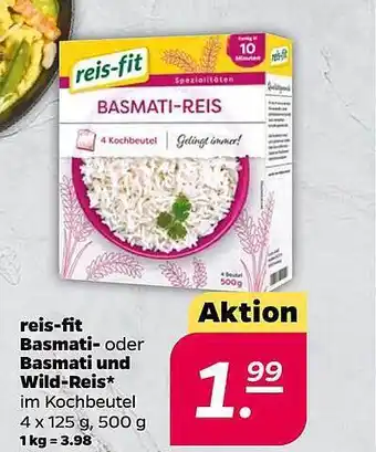 NETTO Reis-fit basmati- oder basmati und wild-reis Angebot