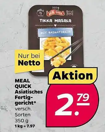 NETTO Meal quick asiatisches fertiggericht Angebot