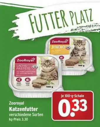 Wasgau Zooroyal katzenfutter Angebot