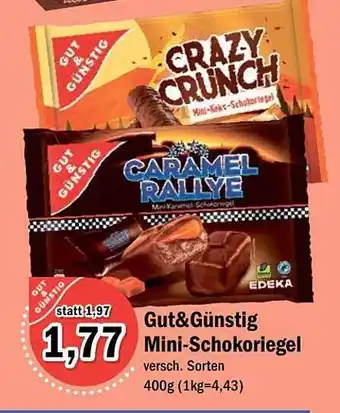 Aktiv Irma Gut & günstig mini-schokoriegel Angebot