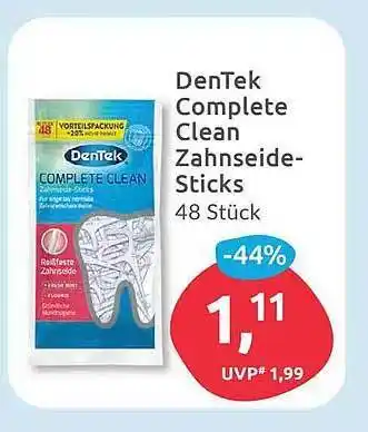 Budni Dentek complete clean zahnseide-sticks Angebot