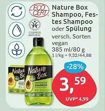 Budni Nature box shampoo, festes shampoo oder spülung Angebot