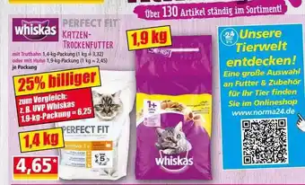 Norma Whiskas katzentrockenfutter Angebot