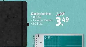 Rossmann Kladde fact plus Angebot