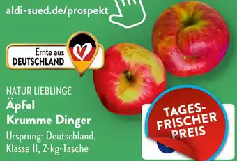 Aldi Süd Natur Lieblinge Äpfel Krumme Dinger 2 kg Tasche Angebot