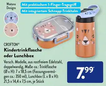 Aldi Süd Crofton Kindertrinkflasche oder Lunchbox Angebot