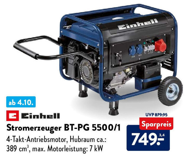 Stromerzeuger Bt Pg 5500 1