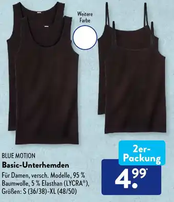 Aldi Süd Blue Motion Basic Unterhemden 2er Packung Angebot