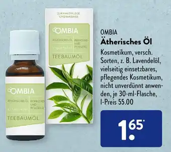 Aldi Süd Ombia Ätherisches Öl 30 ml Flasche Angebot