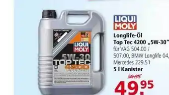 Multi Markt Liqui moly longlife-öl top tec 4200 5w30 Angebot