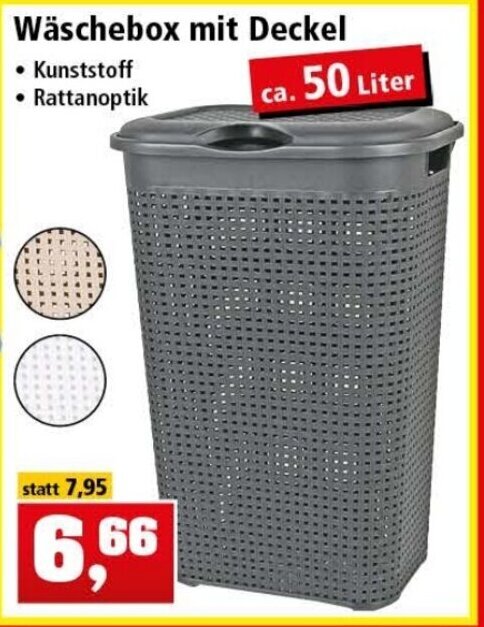 Wäschebox mit Deckel Angebot bei Thomas Philipps