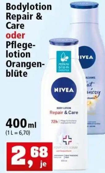 Thomas Philipps Bodylotion Repair & Care oder Pflegelotion Orangenblüte 400ml Angebot