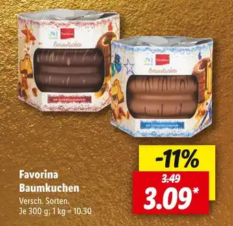 Lidl Favorina baumkuchen Angebot