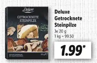 Lidl Deluxe getrocknete steinpilze Angebot