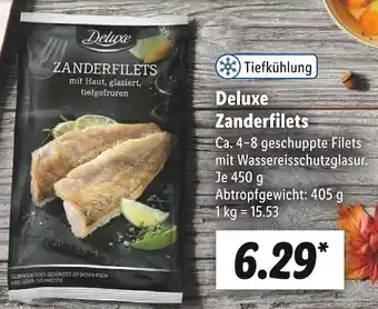 Lidl Deluxe zanderfilets Angebot