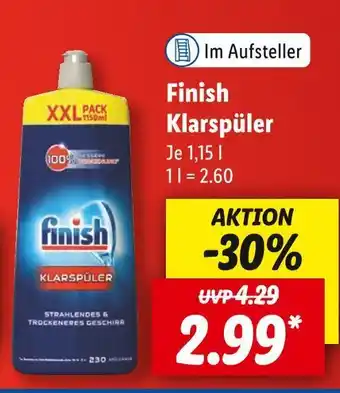 Lidl Finish klarspüler Angebot