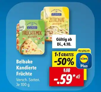 Lidl Belbake kandierte früchte Angebot