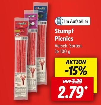 Lidl Stumpf picnics Angebot