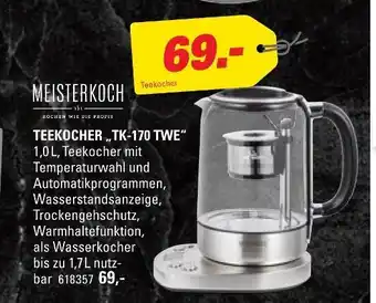 Höffner Meisterkoch teekocher „tk-170 twe“ Angebot