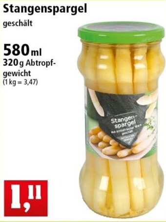 Thomas Philipps Stangenspargel 580ml Angebot