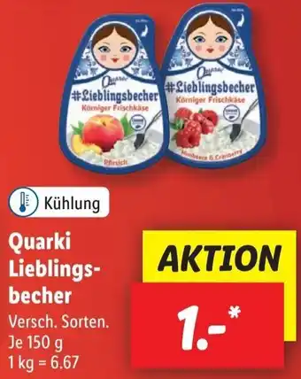 Lidl Quarki Lieblingsbecher 150 g Angebot