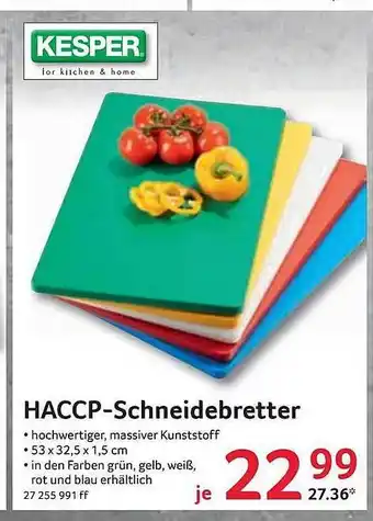 Selgros HACCP-Schneidebretter Angebot