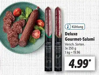 Lidl Deluxe Gourmet Salami 250 g Angebot