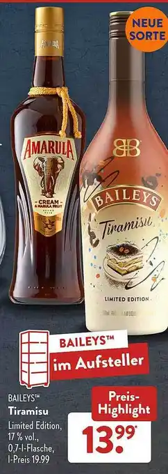 Aldi Süd Baileys tiramisu Angebot