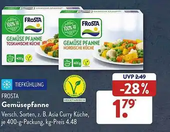 Aldi Süd Frosta gemüsepfanne Angebot