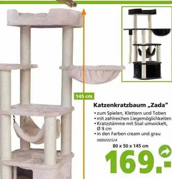 Globus Baumarkt Katzenkratzbaum „zada“ Angebot