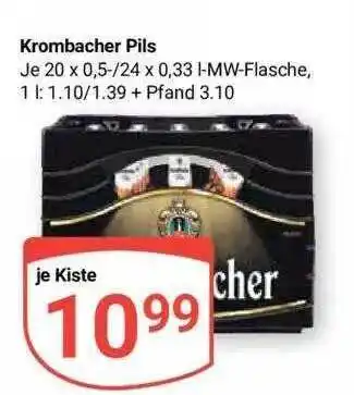 Globus Krombacher pils Angebot